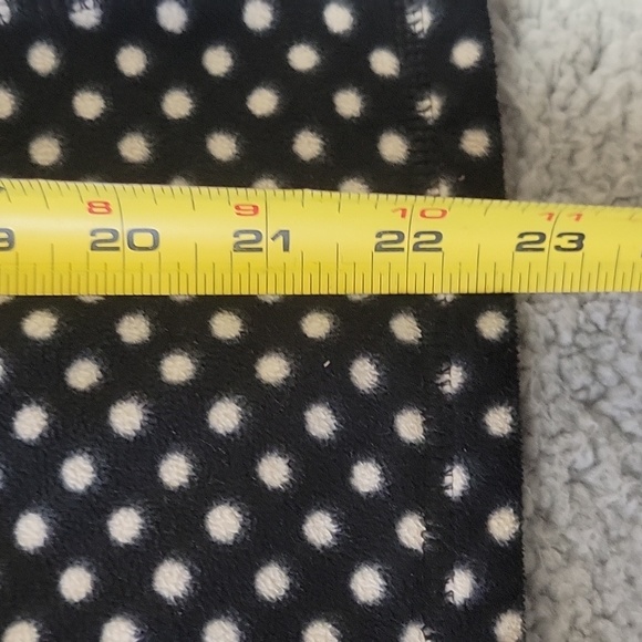 Sold The North Face Fleece Girls Large 14-16 Black White Polka-dot Full Zip - Picture 8 of 12